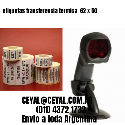 etiquetas transferencia termica  62 x 50