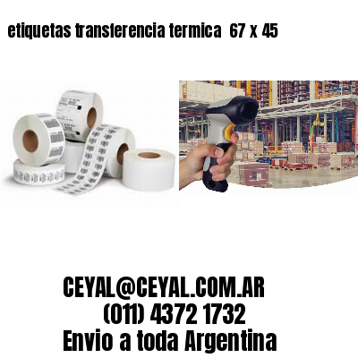 etiquetas transferencia termica  67 x 45