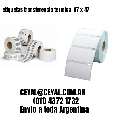 etiquetas transferencia termica  67 x 47