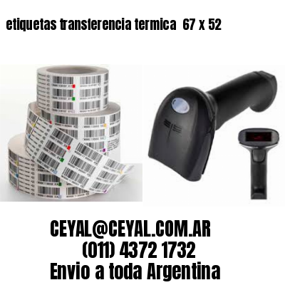 etiquetas transferencia termica  67 x 52
