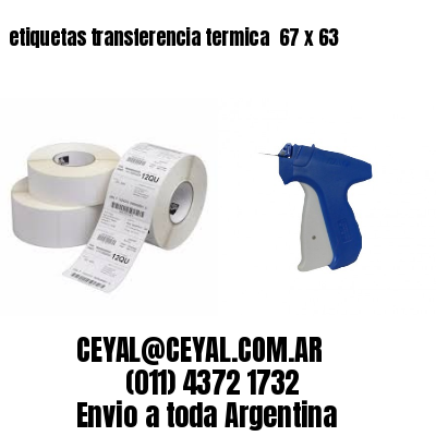 etiquetas transferencia termica  67 x 63