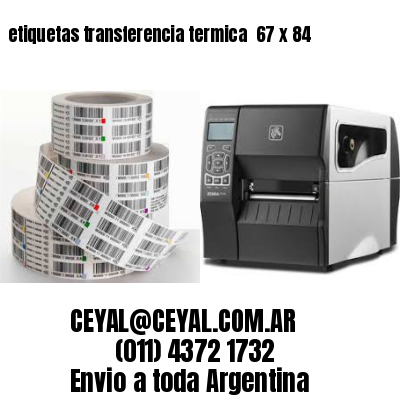 etiquetas transferencia termica  67 x 84
