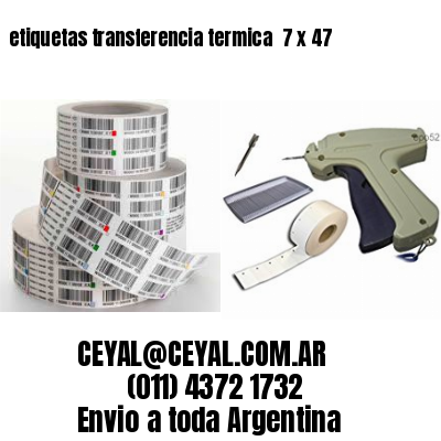 etiquetas transferencia termica  7 x 47