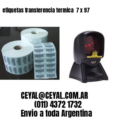 etiquetas transferencia termica  7 x 97