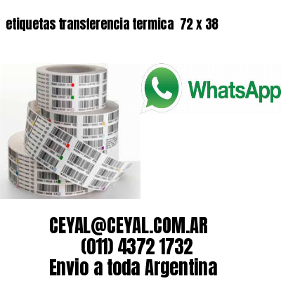 etiquetas transferencia termica  72 x 38