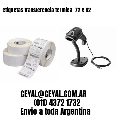 etiquetas transferencia termica  72 x 62