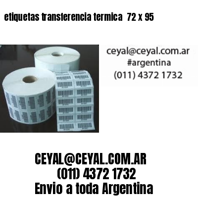 etiquetas transferencia termica  72 x 95