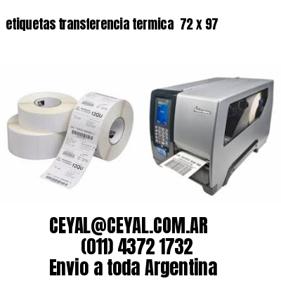etiquetas transferencia termica  72 x 97