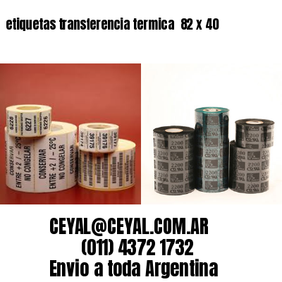 etiquetas transferencia termica  82 x 40
