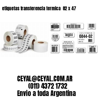 etiquetas transferencia termica  82 x 47