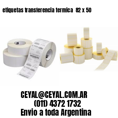 etiquetas transferencia termica  82 x 50