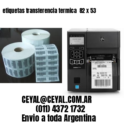 etiquetas transferencia termica  82 x 53