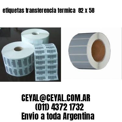 etiquetas transferencia termica  82 x 58