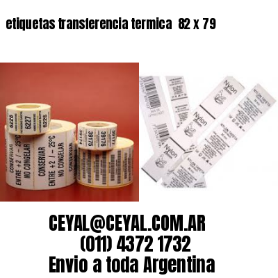 etiquetas transferencia termica  82 x 79