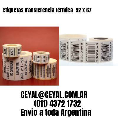 etiquetas transferencia termica  92 x 67