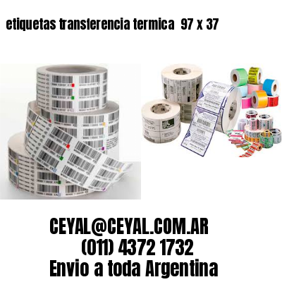 etiquetas transferencia termica  97 x 37