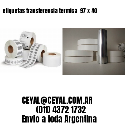 etiquetas transferencia termica  97 x 40