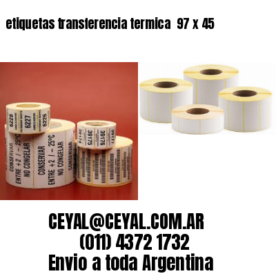 etiquetas transferencia termica  97 x 45