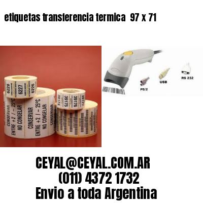 etiquetas transferencia termica  97 x 71