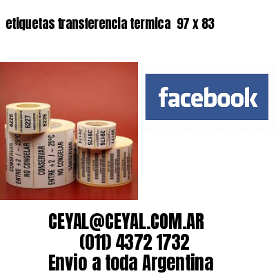 etiquetas transferencia termica  97 x 83