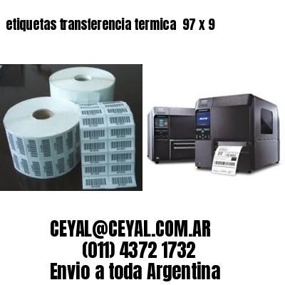 etiquetas transferencia termica  97 x 9