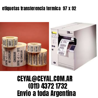 etiquetas transferencia termica  97 x 92