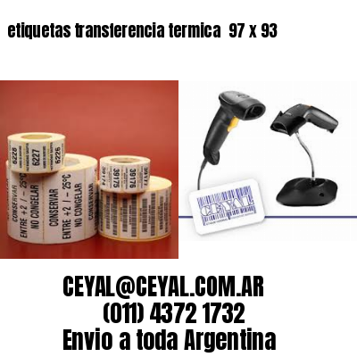 etiquetas transferencia termica  97 x 93