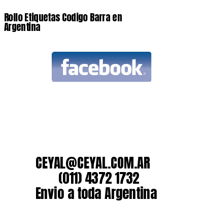 Rollo Etiquetas Codigo Barra en   Argentina