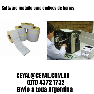 Software gratuito para codigos de barras