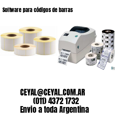 Software para códigos de barras