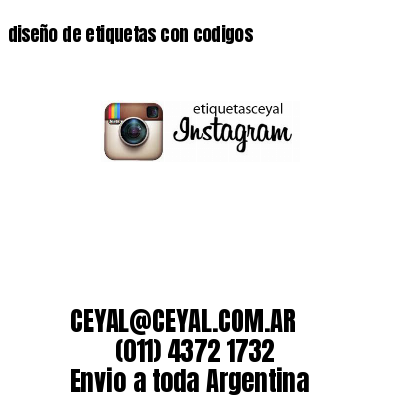 diseño de etiquetas con codigos