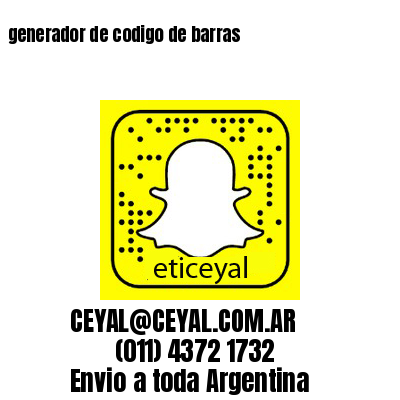 generador de codigo de barras