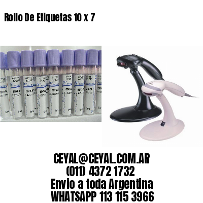 Rollo De Etiquetas 10 x 7