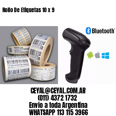 Rollo De Etiquetas 10 x 9