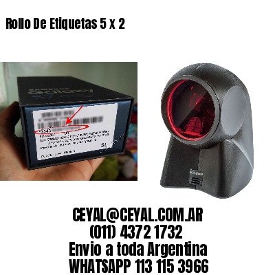 Rollo De Etiquetas 5 x 2