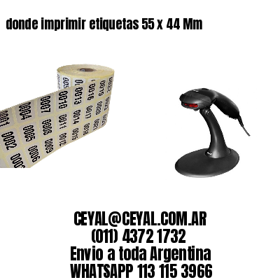 donde imprimir etiquetas 55 x 44 Mm