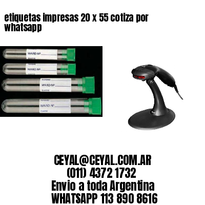 etiquetas impresas 20 x 55 cotiza por whatsapp