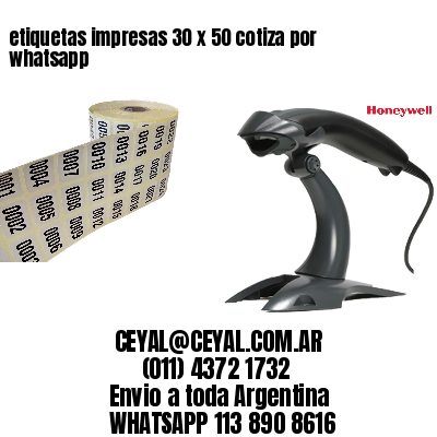etiquetas impresas 30 x 50 cotiza por whatsapp