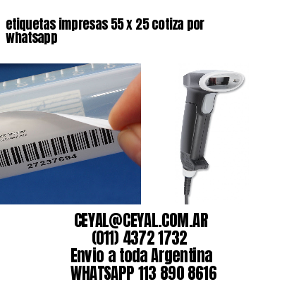 etiquetas impresas 55 x 25 cotiza por whatsapp