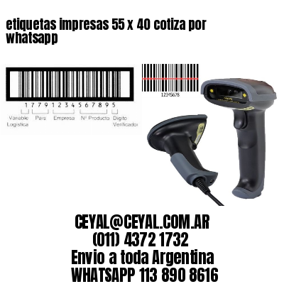 etiquetas impresas 55 x 40 cotiza por whatsapp