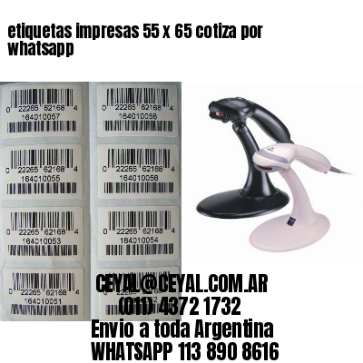 etiquetas impresas 55 x 65 cotiza por whatsapp
