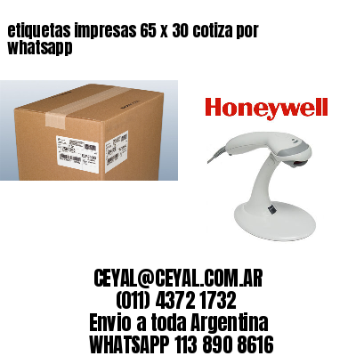 etiquetas impresas 65 x 30 cotiza por whatsapp