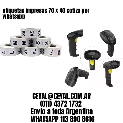 etiquetas impresas 70 x 40 cotiza por whatsapp