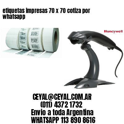 etiquetas impresas 70 x 70 cotiza por whatsapp