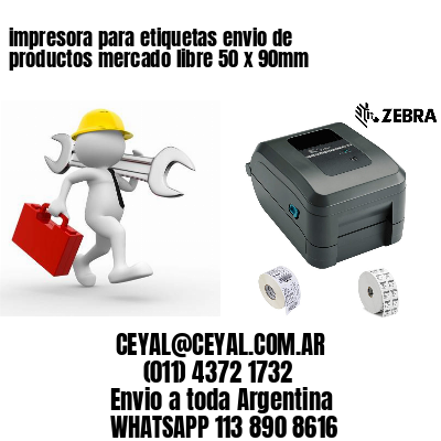 impresora para etiquetas envio de productos mercado libre 50 x 90mm