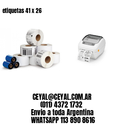 etiquetas 41 x 26