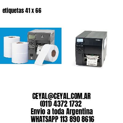 etiquetas 41 x 66