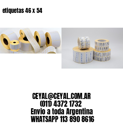 etiquetas 46 x 54