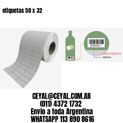 etiquetas 50 x 32