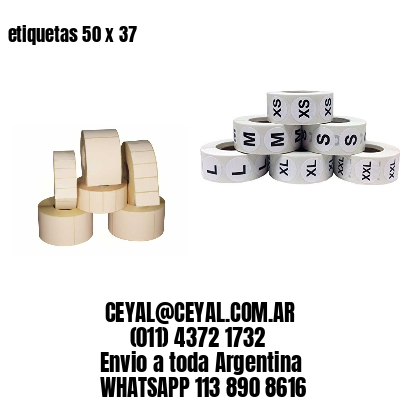etiquetas 50 x 37